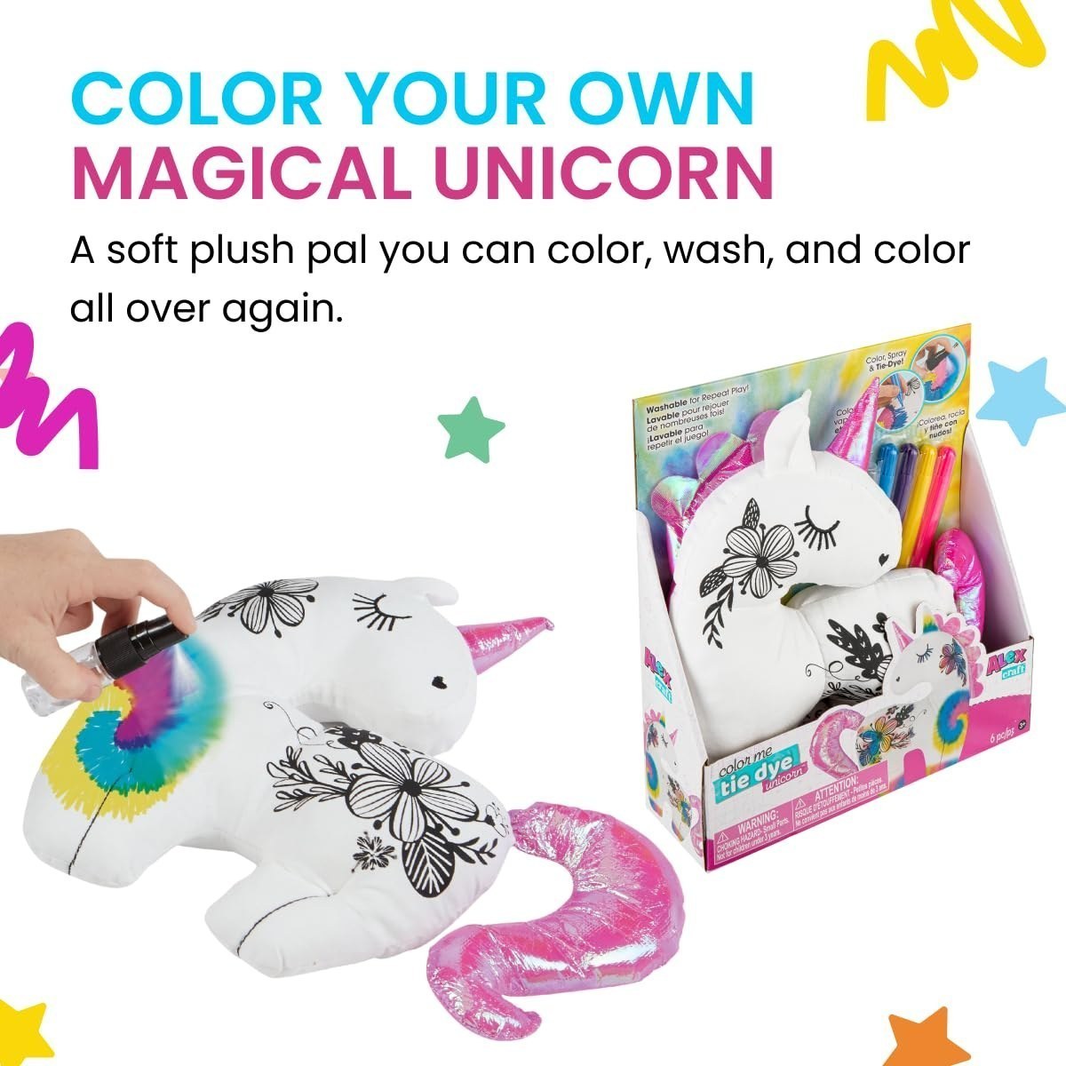 Color Me Tie Dye Unicorn — view 2
