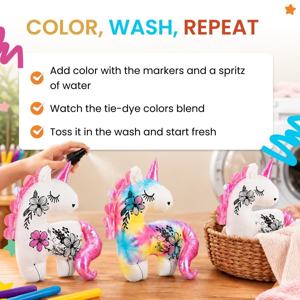 Color Me Tie Dye Unicorn — view 3