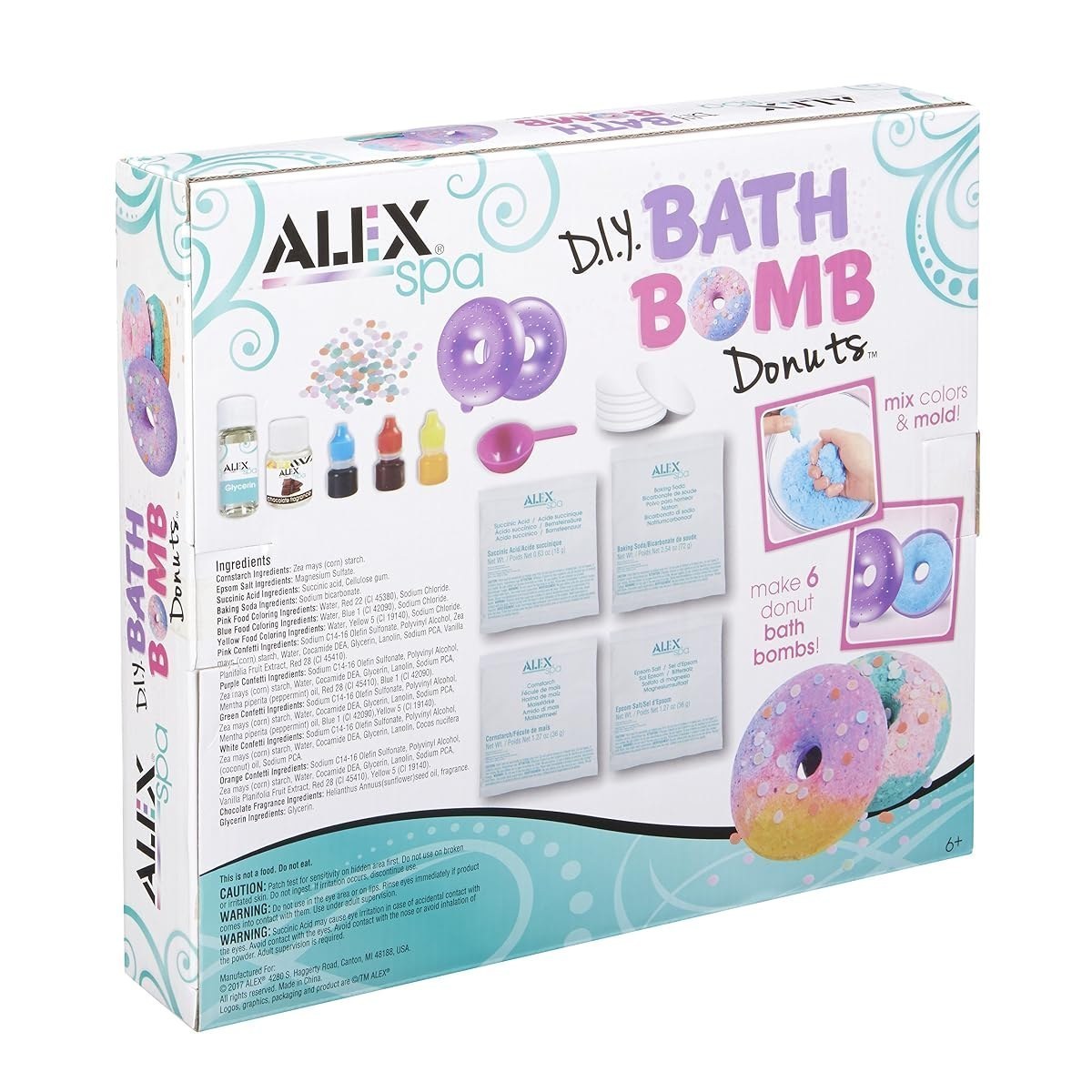 DIY Bath Bomb Donuts Kids Bath Bomb Soap Kit — view 2