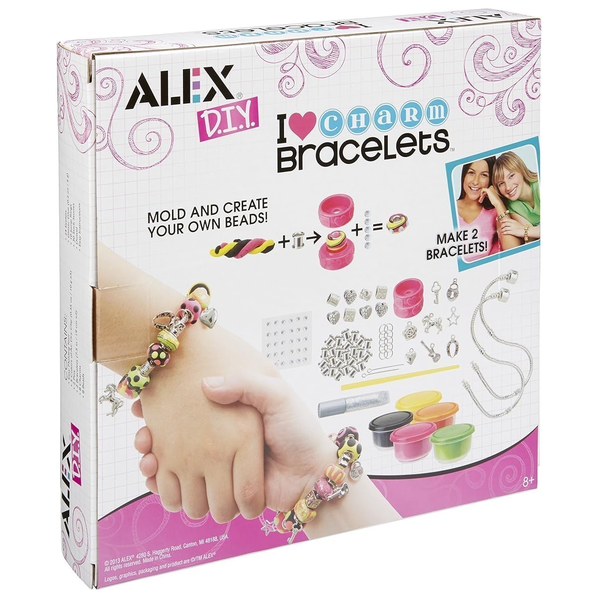 DIY Wear I Heart Charm Bracelets — view 2