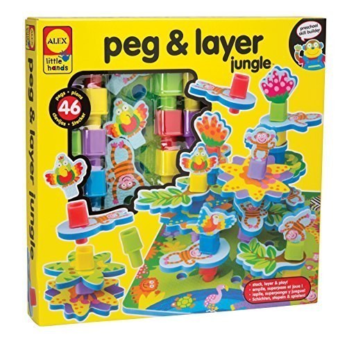 Little Hands Peg and Layer Jungle