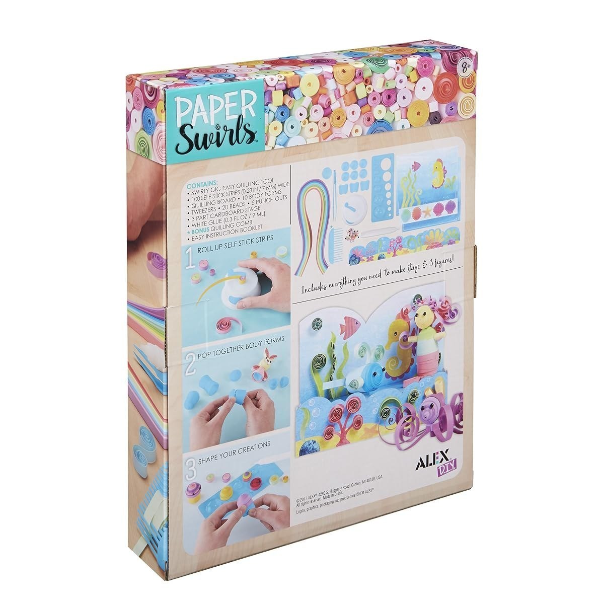 Paper Swirls 3D Mermaid Ocean — view 2