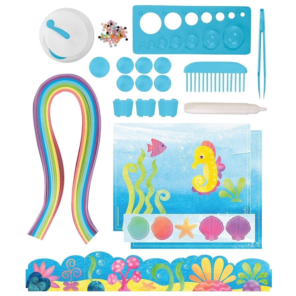 Paper Swirls 3D Mermaid Ocean — view 3