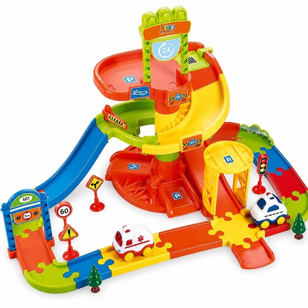 Park & Drive Toy Car Garage — Race Car Track, Ages 3+ — view 1