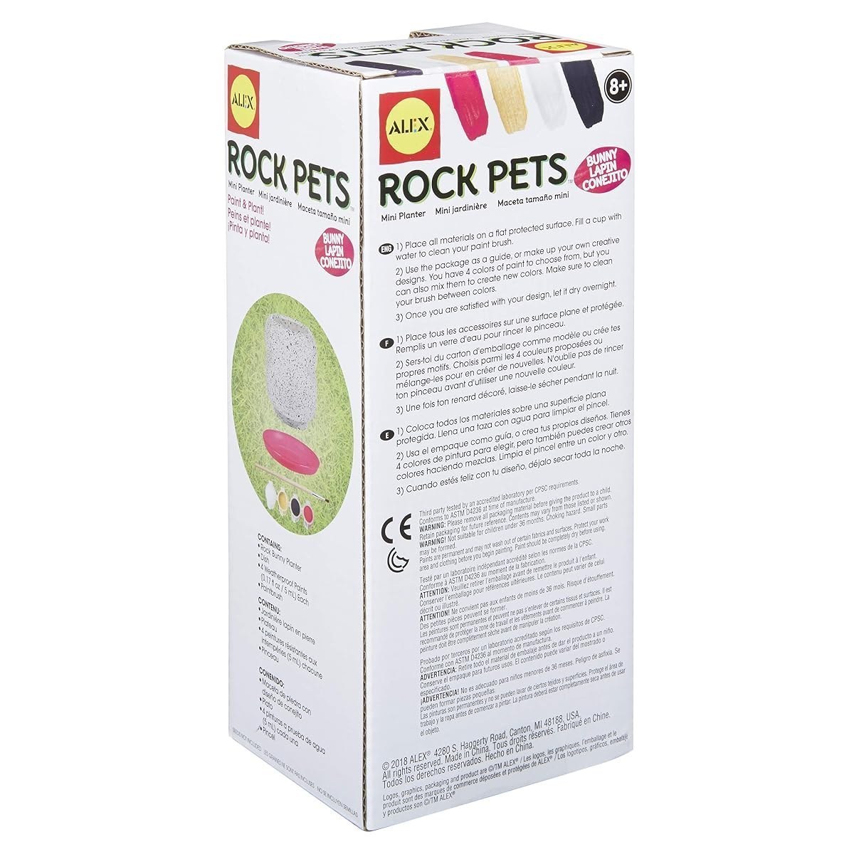 Rock Pets Mini Planter Bunny — view 2