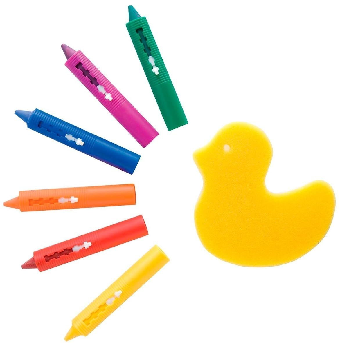 Rub a Dub Draw in the Tub Bath Crayons with Duck Sponge — view 1