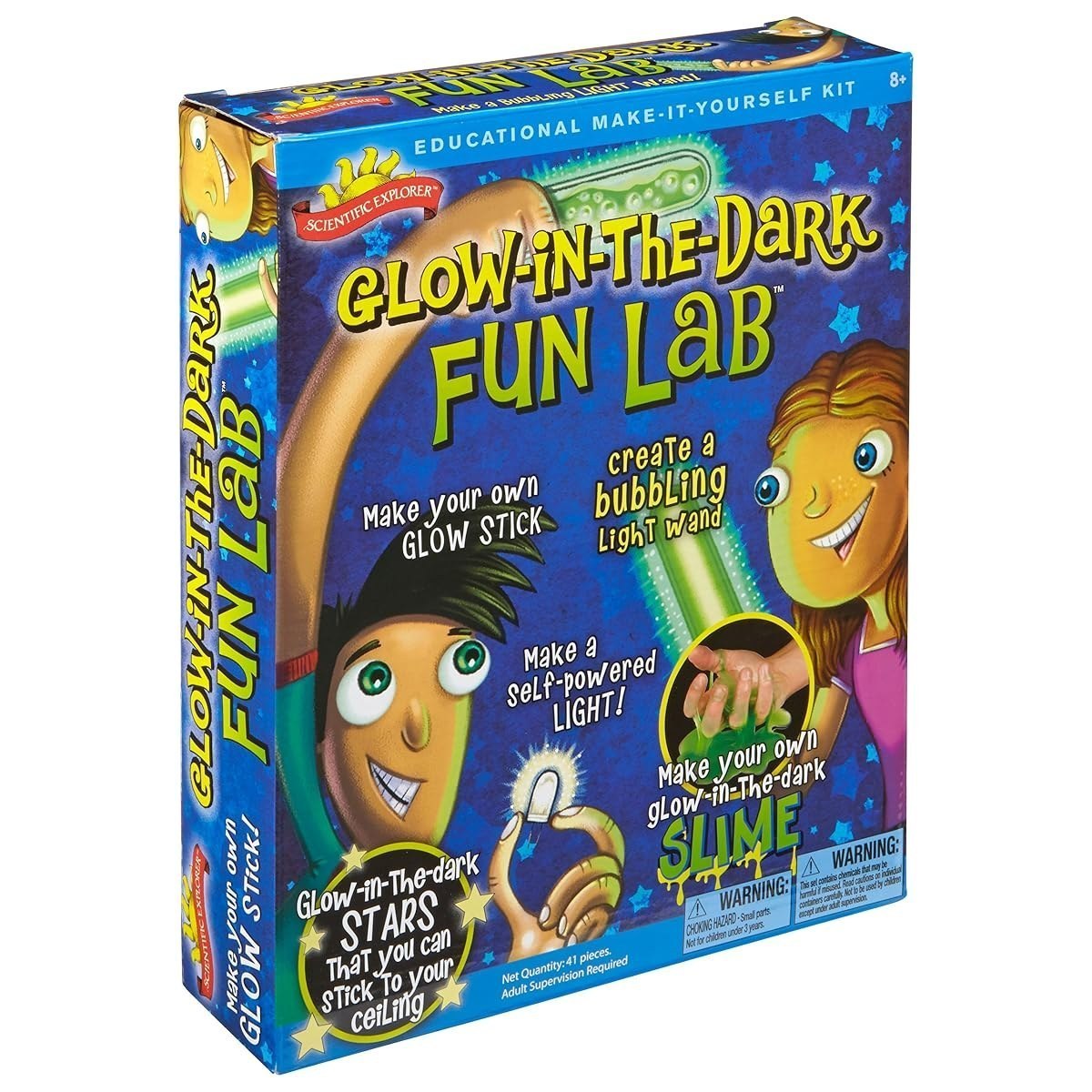 Scientific Explorer Glow in the Dark Fun Lab Science Kit — view 1