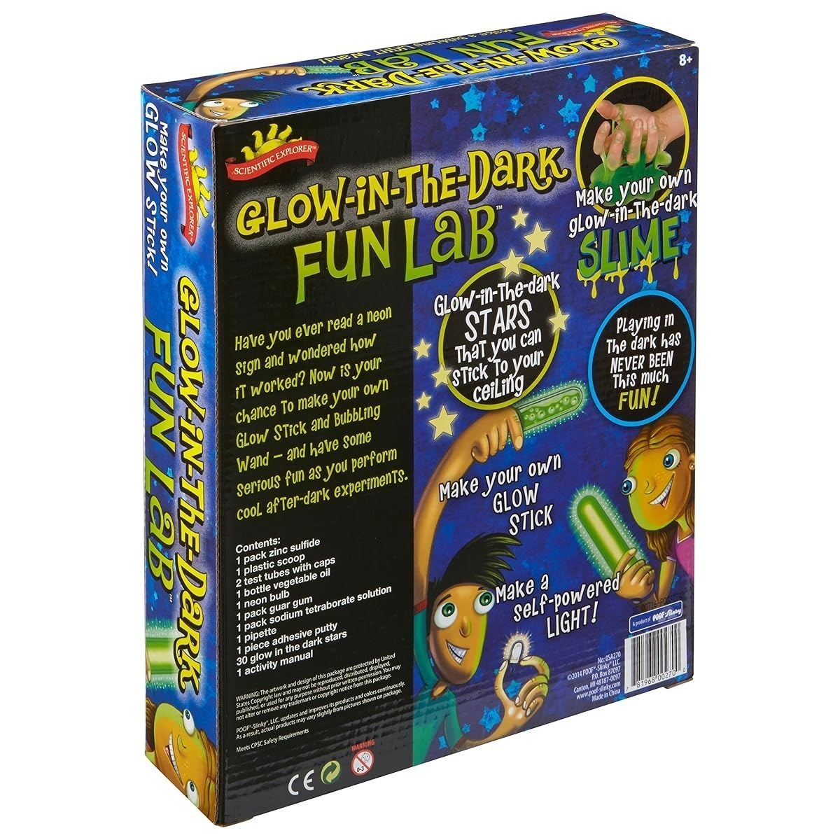 Scientific Explorer Glow in the Dark Fun Lab Science Kit — view 2