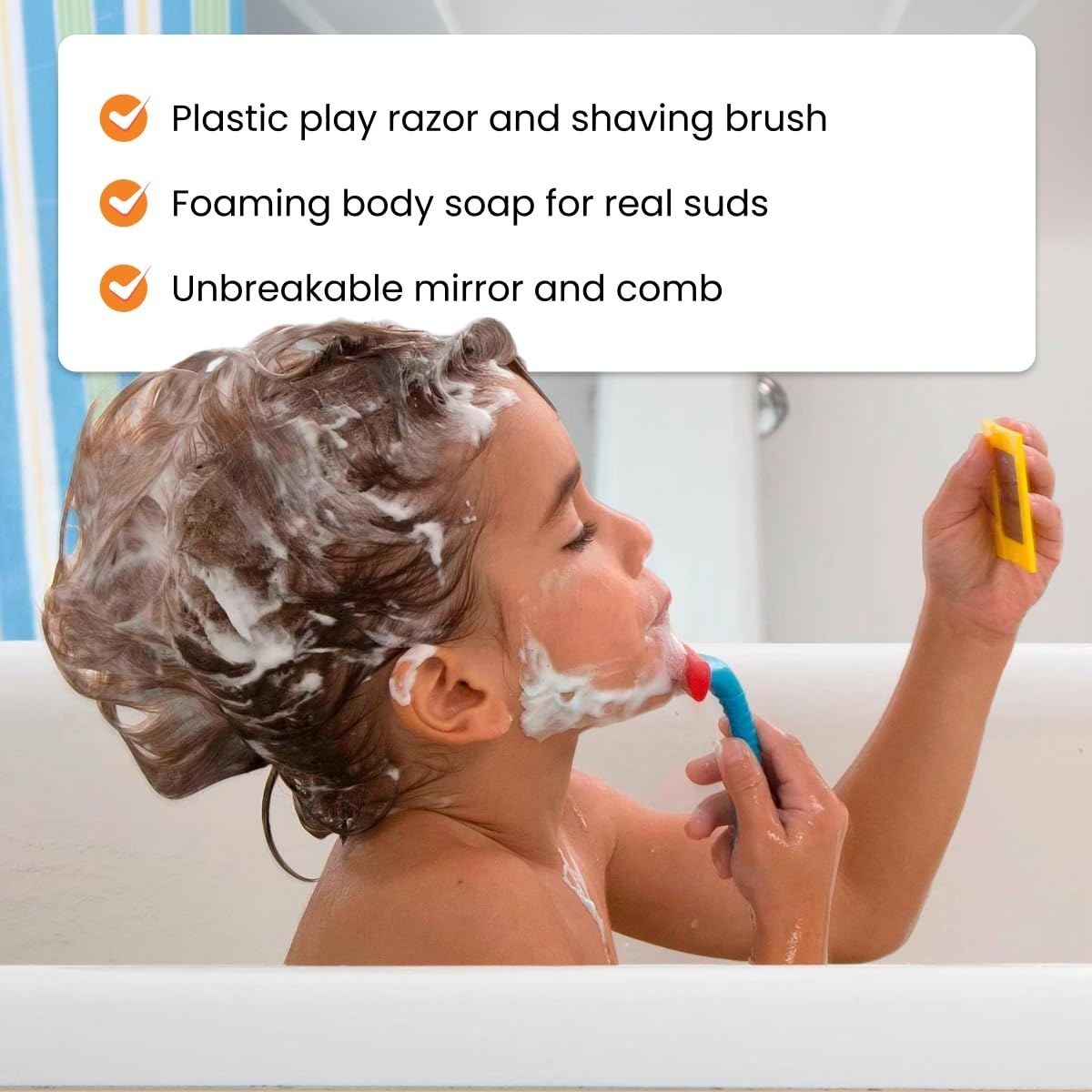 Shaving in the Tub Kids Shaving Kit — view 3