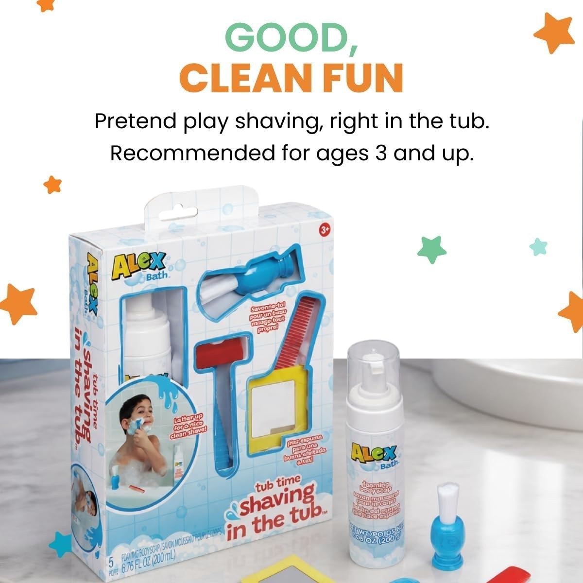 Shaving in the Tub Kids Shaving Kit — view 4