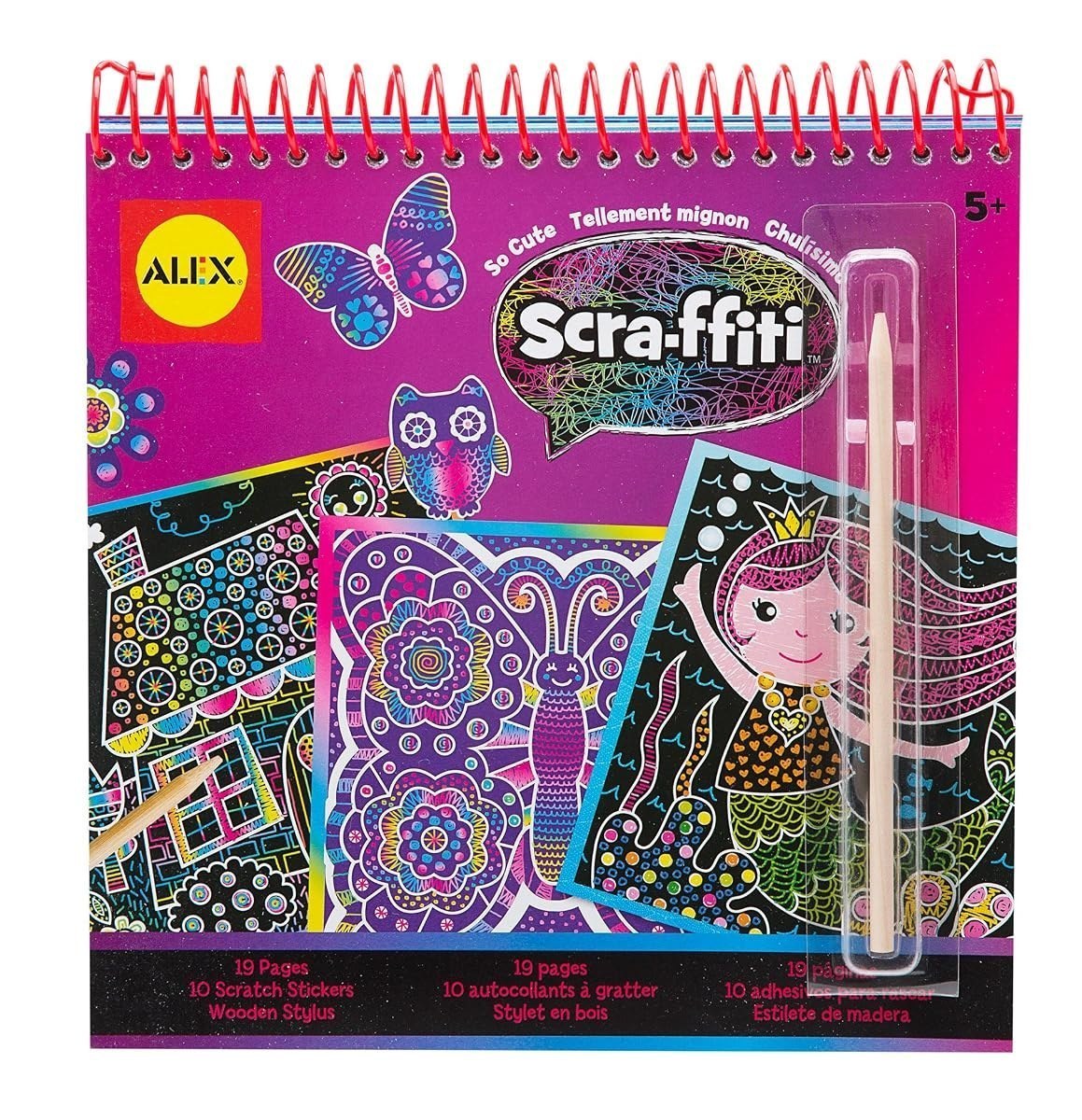 So Cute Scra-ffiti Sketch Drawing Pad — view 1