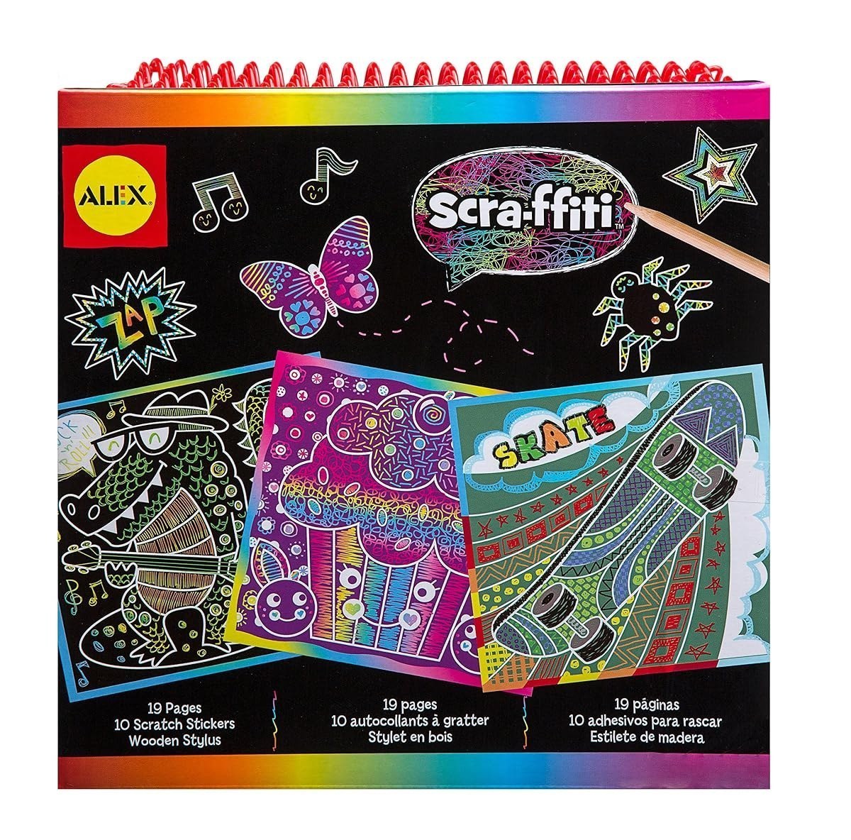 So Cute Scra-ffiti Sketch Drawing Pad — view 2