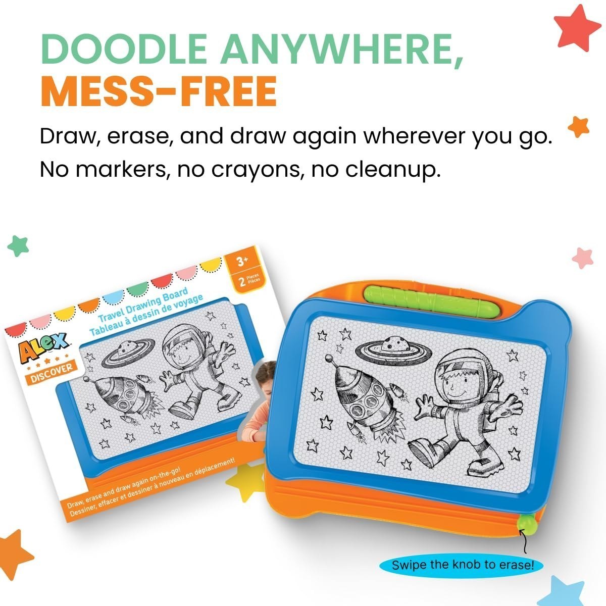Travel Drawing Board, Magnetic Doodle Board — view 2