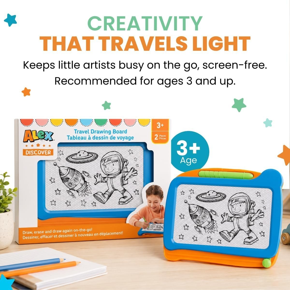 Travel Drawing Board, Magnetic Doodle Board — view 4